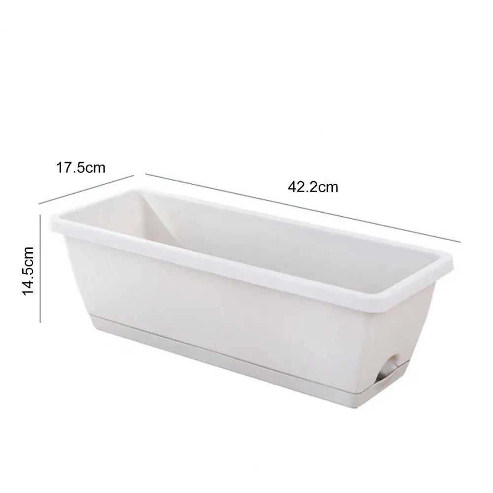 Plastic Flower Pot (Rectangular shape)